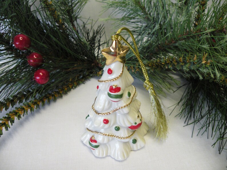 Lenox Christmas Ornament Christmas Tree Ornament Ivory and Etsy