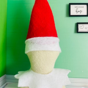 Crochet Pattern Elf On The Shelf Hat Replacement Replacement Hat