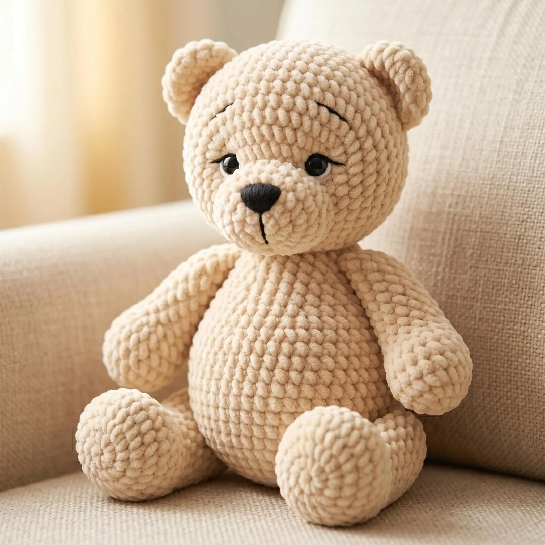 Amigurumi Crochet Teddy Bear Pattern | Beginner Friendly (PDF Pattern ...