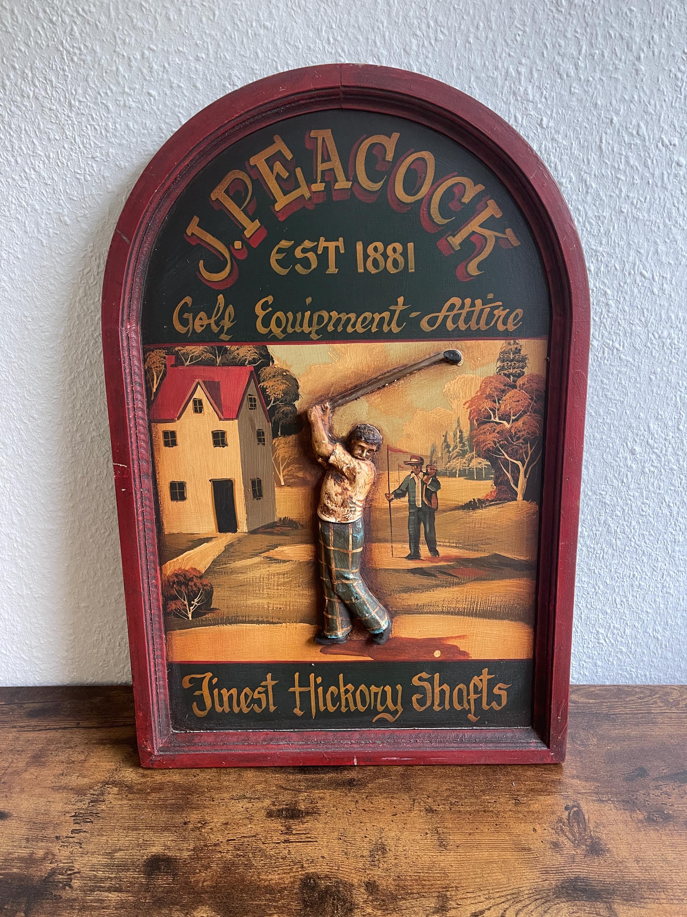 Antique Golf Sign - Etsy
