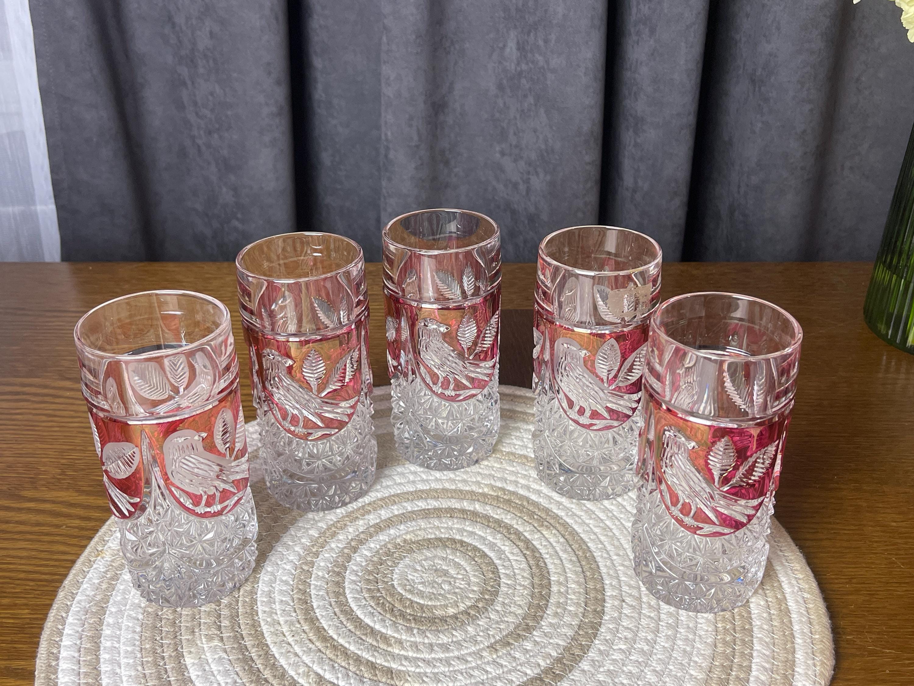 Hofbauer German Red Bird Crystal - Etsy