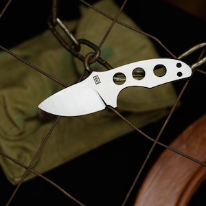 Skeleton EDC Knife Handmade – Compact Everyday Carry Knife, Tactical Small Knife