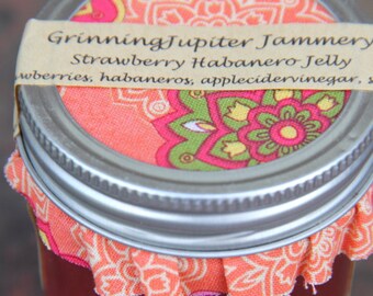 Homemade Strawberry Habanero Jelly - 8oz jar
