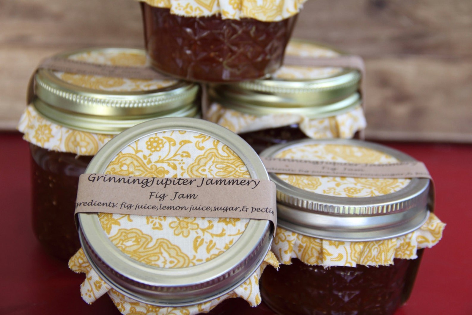 Fig Jam 8oz Jar Etsy