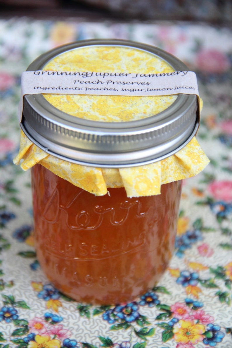 Homemade Peach Preserves 8oz image 4