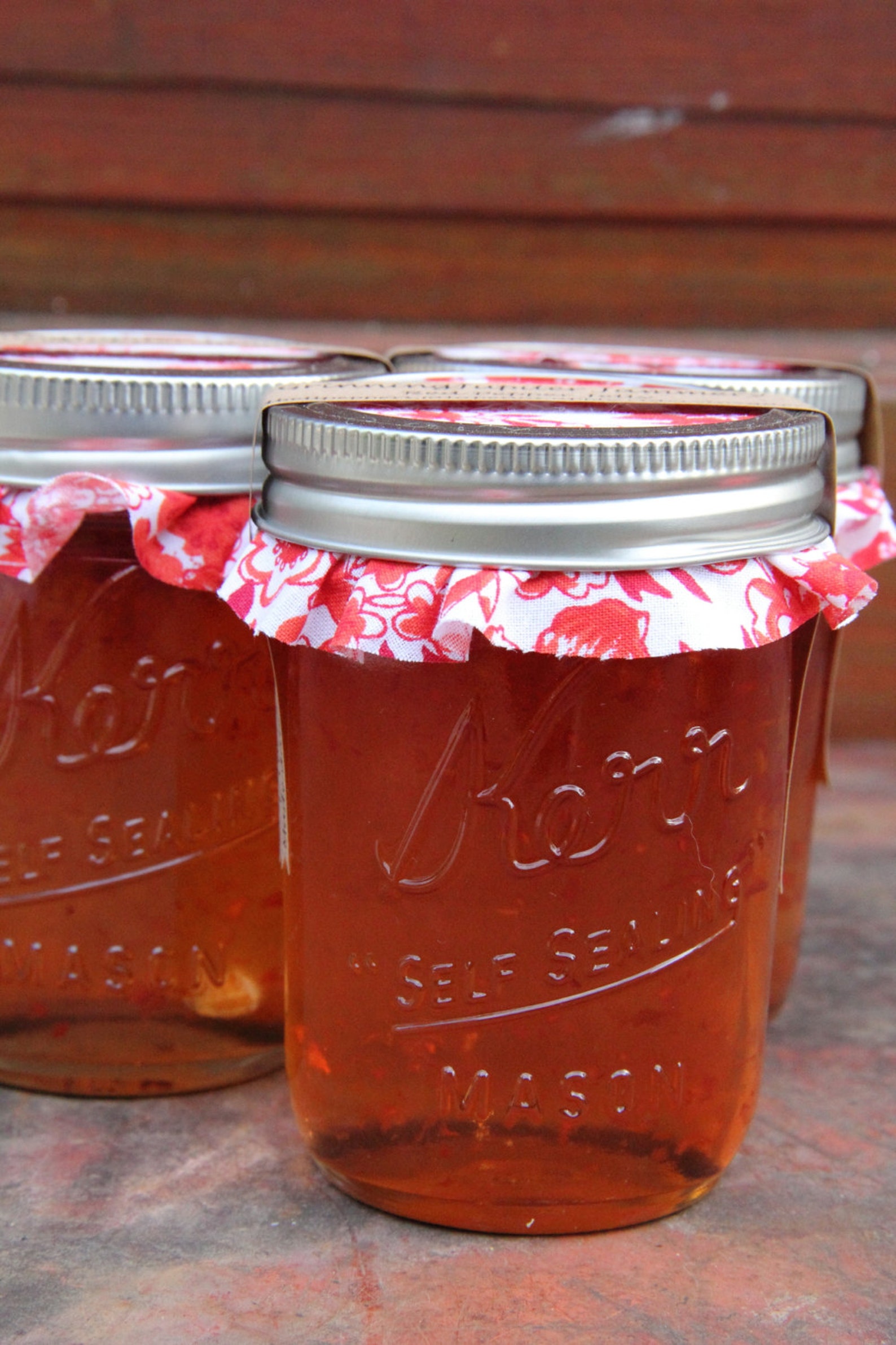 Homemade Red Bell Pepper Jelly 8oz Jar Etsy