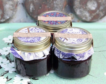 Blackberry  Preserves infused with lemon and vanilla - 8oz