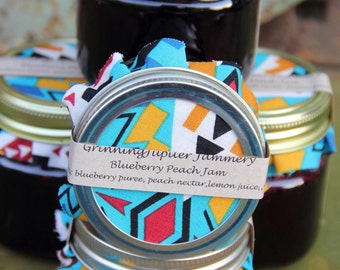 Homemade Blueberry Peach Jam - 4oz