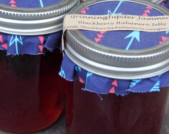 Homemade Blackberry  Habanero Jelly - 8oz jar