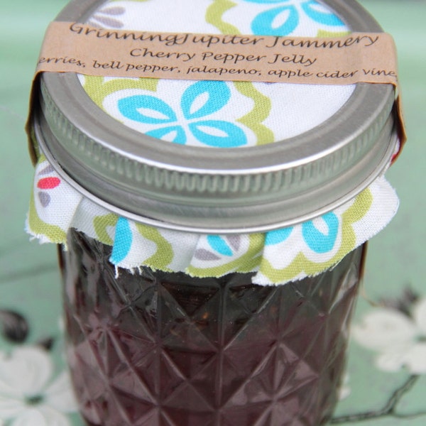 Homemade Cherry  Pepper Jelly - 8oz jar