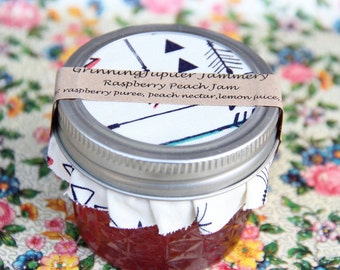 Homemade Raspberry Peach Jam - 4oz