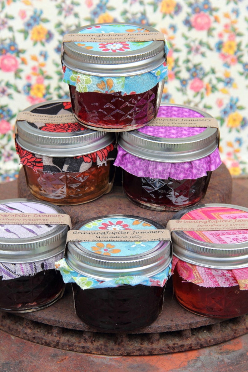 Jam/jelly/preserves Sampler 6pk/4oz Kraft Box Etsy