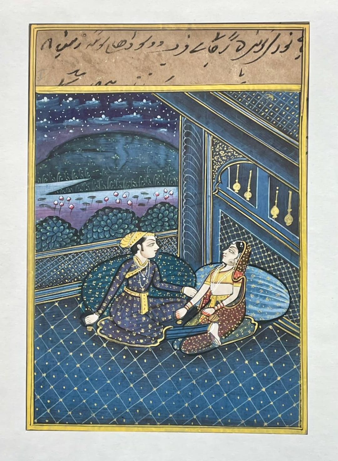 Ancient Raja Rani Royal Rajasthan Raja-rani (king & Queen) on Vintage Indian Postcard ...