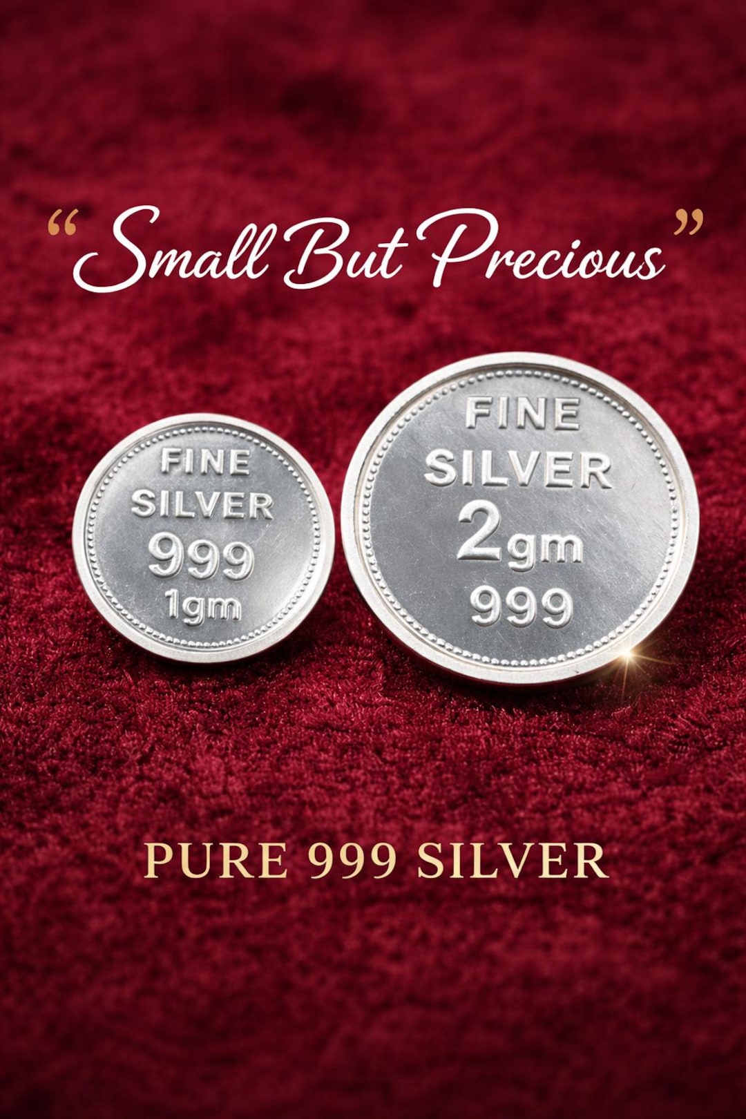 Pure 999 Fine Silver Mini Coins | 1g, 2g Investment Gift - Etsy