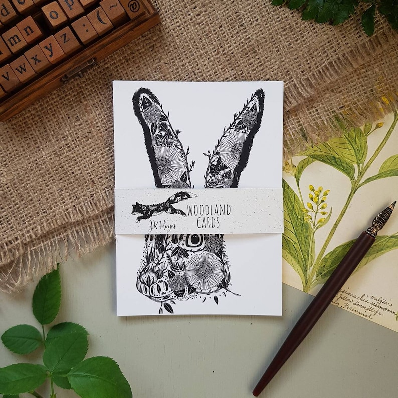 Small Print Sets Mixed Print Bundle Illustrated Animal Postcards Animal Postcard Pack : Pack of 4
