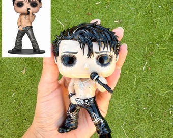 Custom Vinyl Pop Figure from Photo - 3D Printed Personalised Mini Me Pop. Cake Topper + Optional Pet