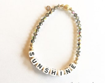 BOHO Luxe ~ Rainbow Metallic • "The Sparkle Collection" • CUSTOM Swarovski Crystal Bracelet