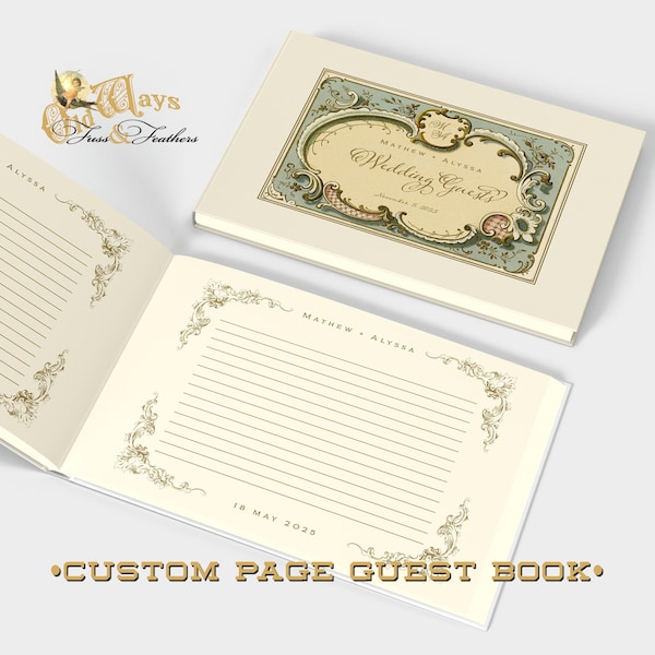 Vintage Guest Book Etsy