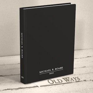 May include: Black hardcover book with the title "Old Ways" and the author's name "Michael R. Roark" printed on the spine. The year "2025" is printed on the front cover.