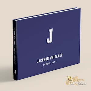 Personalized School Memory Book: Grades Pre-K - 12