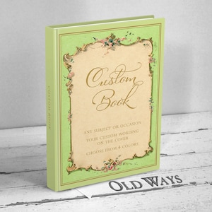 Custom Vintage Guest Book Personalized for Any Occasion Birthday ...