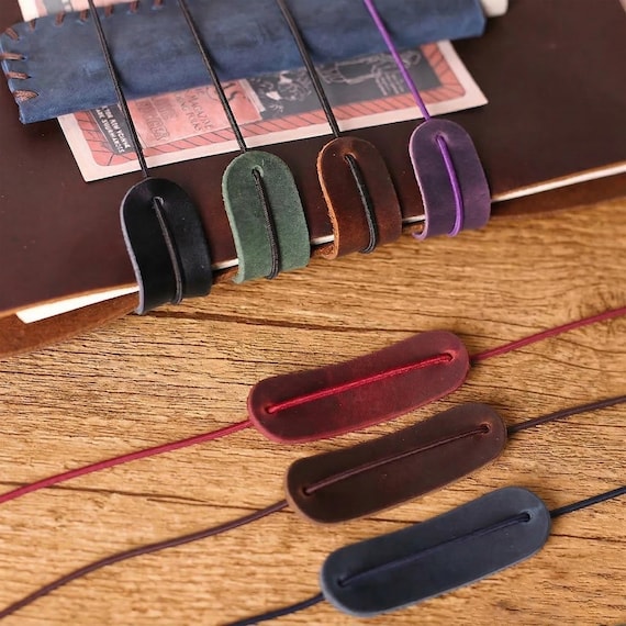 Leather Journal Closure Strap, Elastic Band Keeper for Traveler's Notebook, DIY Protector