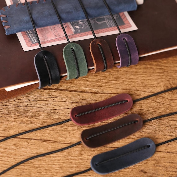 Leather Journal Closure Strap, Elastic Band Keeper for Traveler's Notebook, DIY Protector