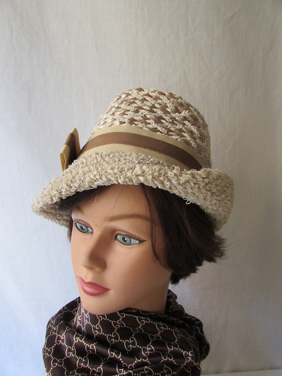 Hat Womans Vintage Church High Fashion Mid Century