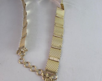Belt Goldtone Link belt adjustable