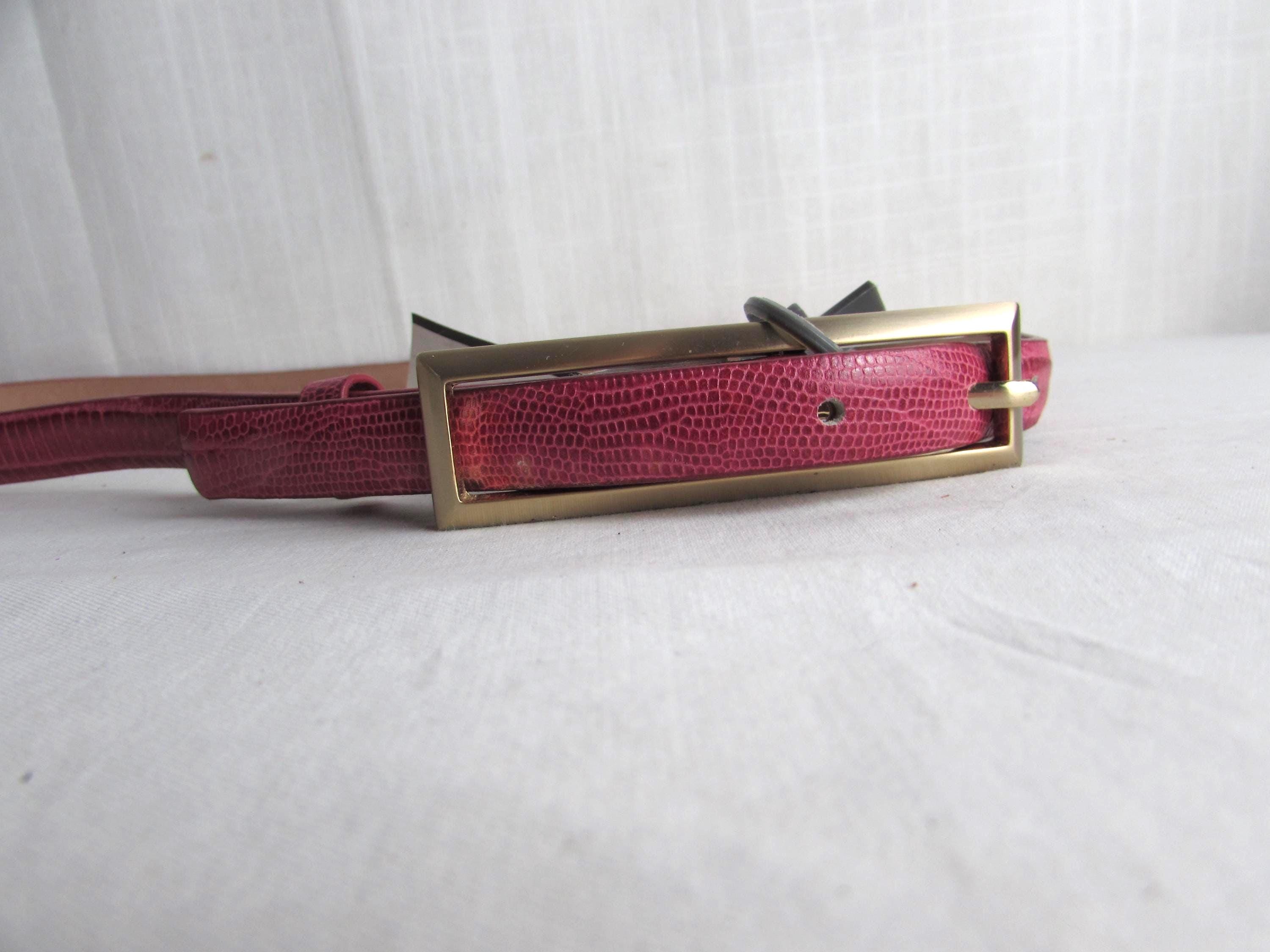 Belt Ann Taylor Pink Thin Belt New Old Stock With Tags Never  display picture 2