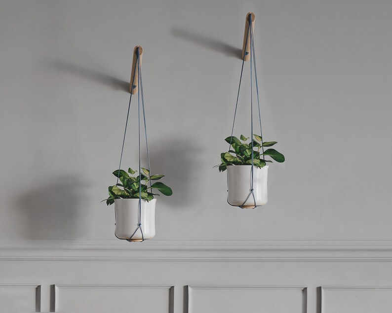 Hanging Planters Bohemian Modern Macrame Plant Hanger Wall Indoor Planter