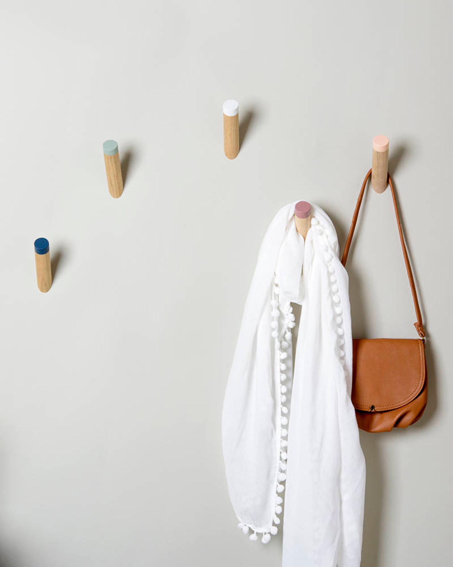 Navy Coat Hook Entryway Wall Hooks Scandinavian Modern Home Etsy