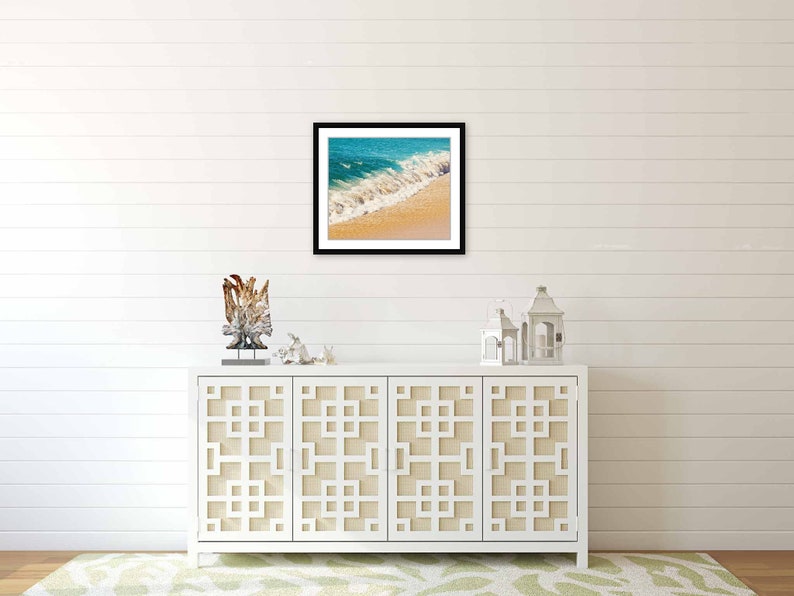 Kauai Seashore Photography, Hawaii Beach Art Print, Ocean Waves Wall Art Print image 4