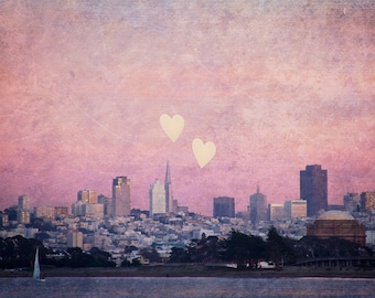San Francisco Wall Art Print, City Skyline Photography, San Francisco Photography Print, I Left My Heart in San Francisco