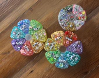 Bedazzled medication pill box