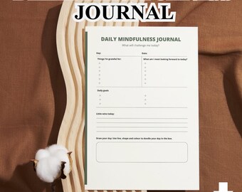 Daily Intentionality Journal & Manifestation Workbook | Law of Attraction Vision Board | Shadow Work Digital Planner | Self Care Wellness