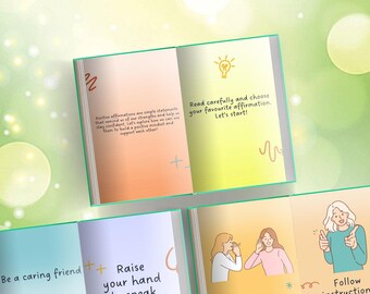 Classroom Rules Posters, Positive Affirmations for Kids, Teacher Resources, School Decor, Social Skills Art, PNG, PDF.