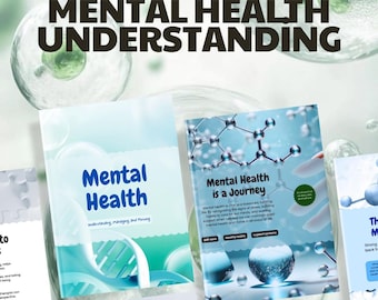 Mental Health Understanding Templates PDF PNG | Psychoeducation Worksheets | Therapy Tools | Psychology Infographics | Instant Download