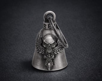 Guardian bell : Ghost Rider Motorcycle Bell, Good Luck 3-D, Light Weight, Impact Resistant
