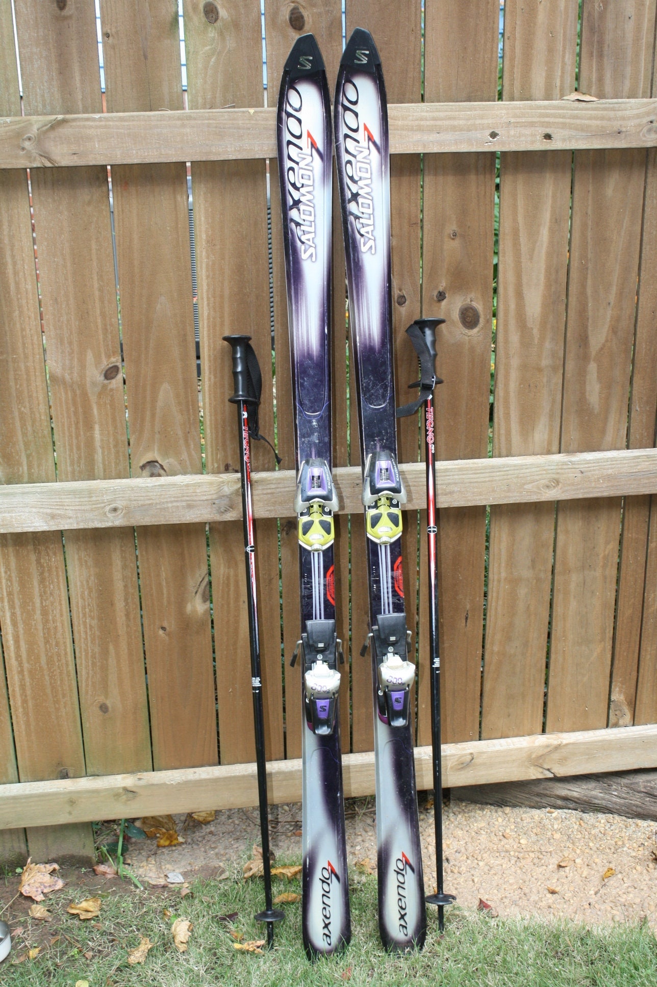 Price Reduced Vintage Salomon Axendo Skis Includes Etsy