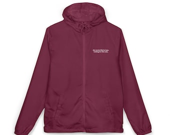 toujours là | En attendant la pluie | Veste de pluie unisexe | Écriture persane | CalmEdge (édition limitée)