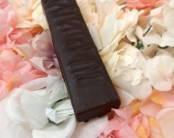 Dark chocolate coated Marzipan bar (200g) - handmade in Padstow, Cornwall