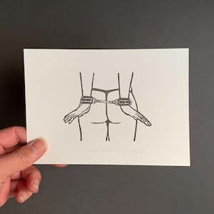 Linocut Print | Summer Bum 15