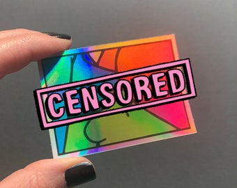 Sharing Is Caring Holographic Vinyl Sticker