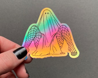 Holographic Vinyl Die Cut Sticker | Boo You Whore