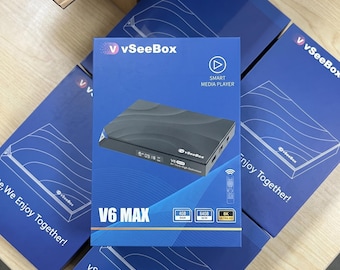 vSeeBox v6 Max - Newest Model - Tv Box | vSeeBox V6 Max Android TV Box – Latest Model - vSeeBox V6 Max Android Streaming Box – Authorized