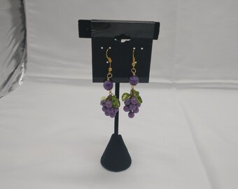 Grape Cluster Earrings