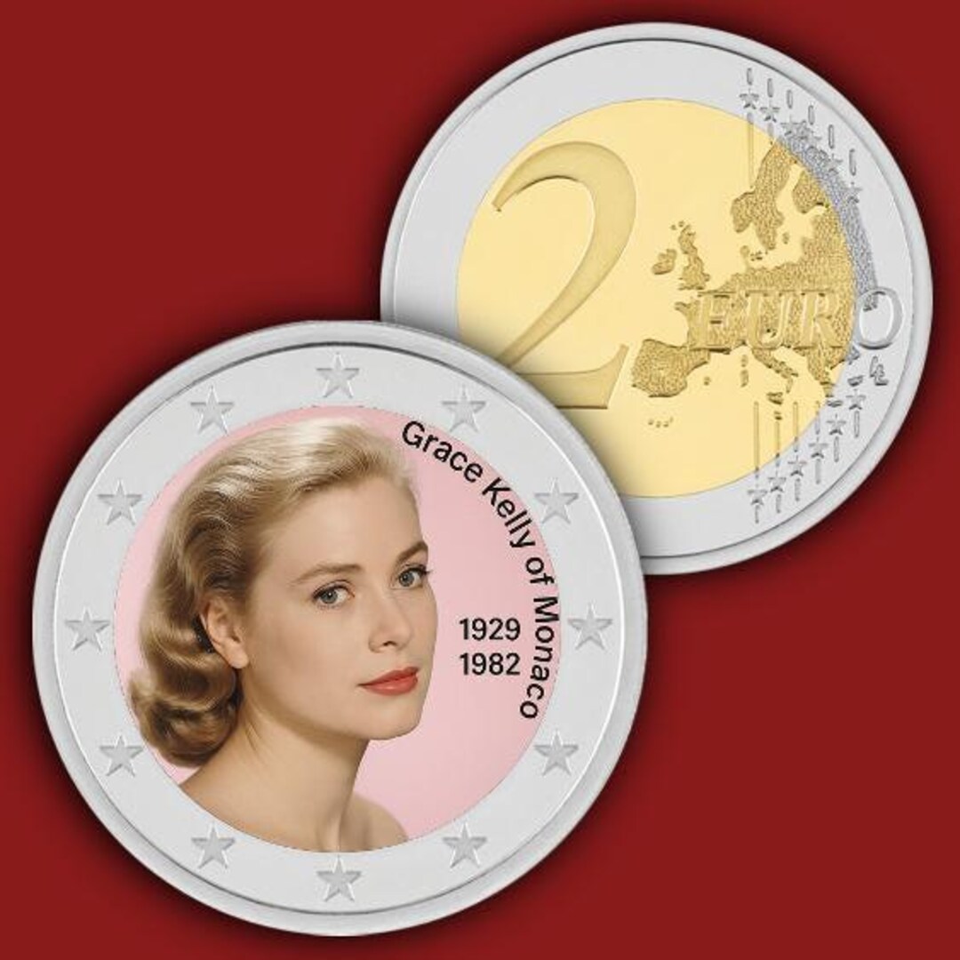 Monaco 2007 Grace Kelly 2 Euro Coin Classic Portrait Edition Not 