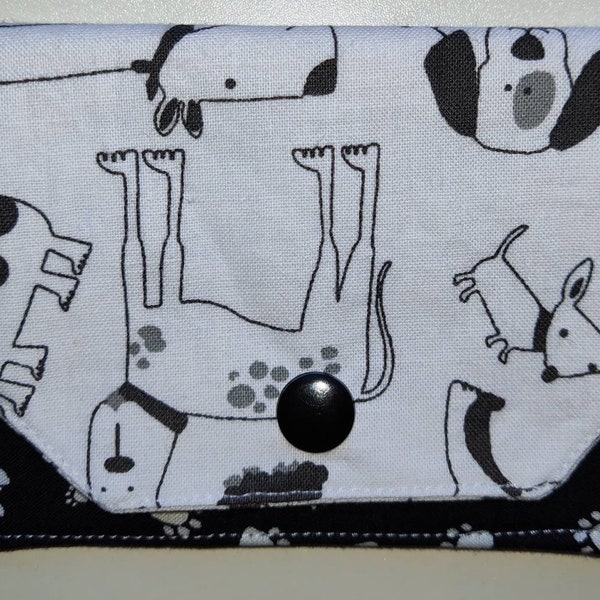 Dog Print Wallet Etsy
