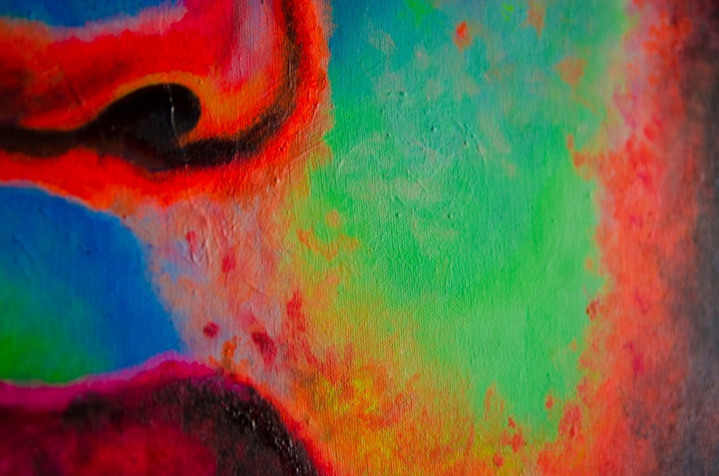 Original Painting Humid Acrylic 24X30 Etsy